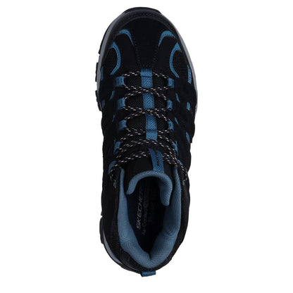 Black - Side - Skechers Womens-Ladies Adventurer Waterproof Walking Shoes