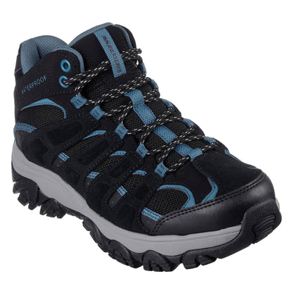 Black - Lifestyle - Skechers Womens-Ladies Adventurer Waterproof Walking Shoes