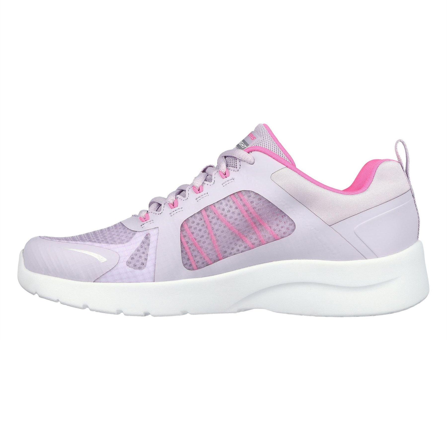 Lavender-Pink - Back - Skechers Womens-Ladies Dynamight 2.0 Trainers