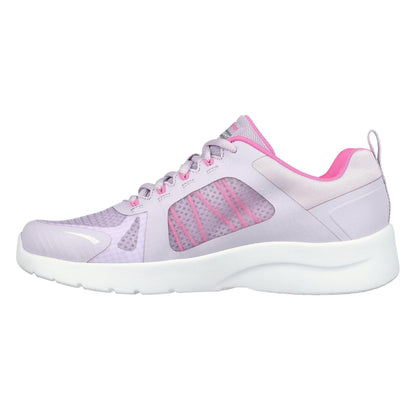 Lavender-Pink - Back - Skechers Womens-Ladies Dynamight 2.0 Trainers