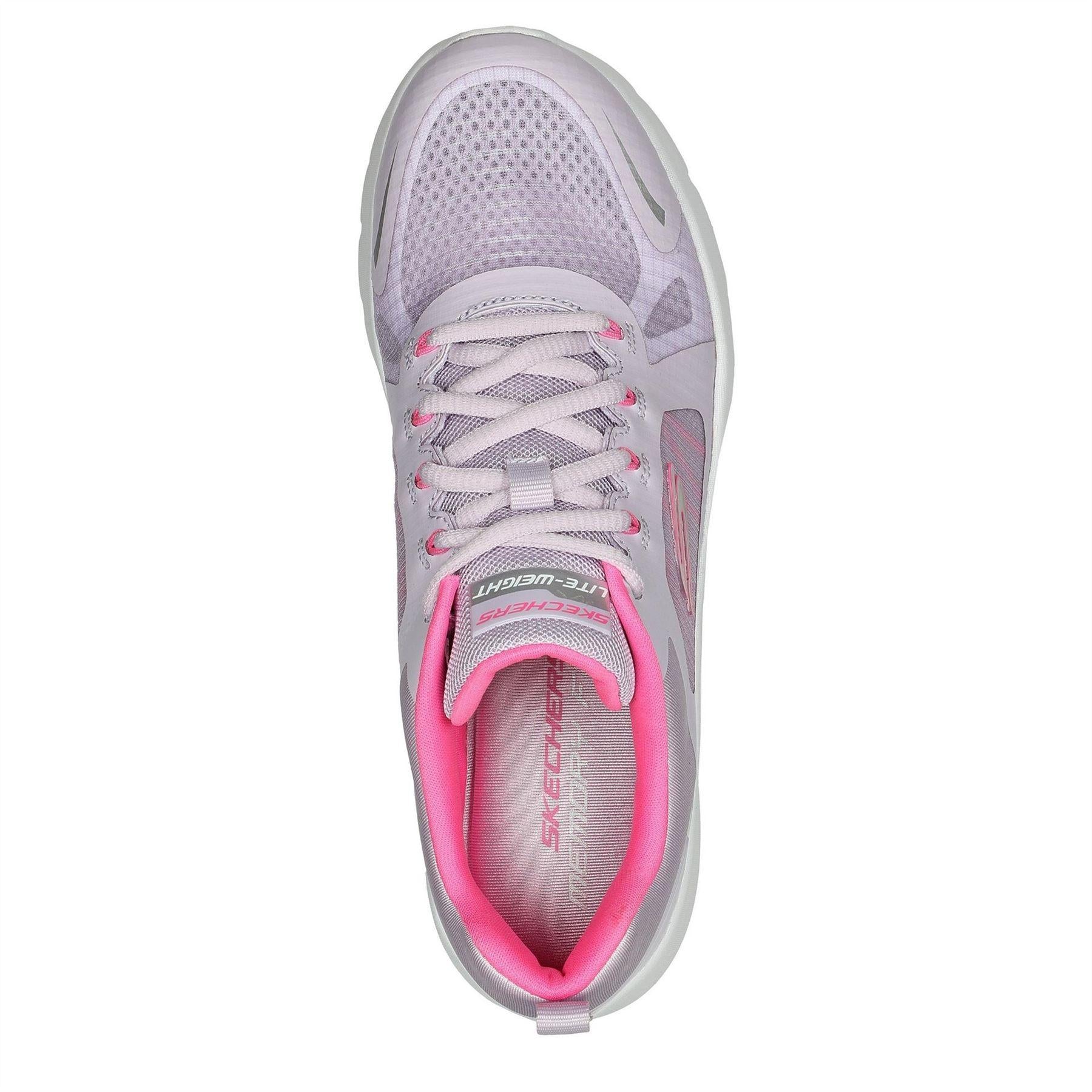 Lavender-Pink - Side - Skechers Womens-Ladies Dynamight 2.0 Trainers