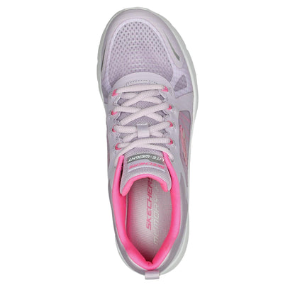Lavender-Pink - Side - Skechers Womens-Ladies Dynamight 2.0 Trainers