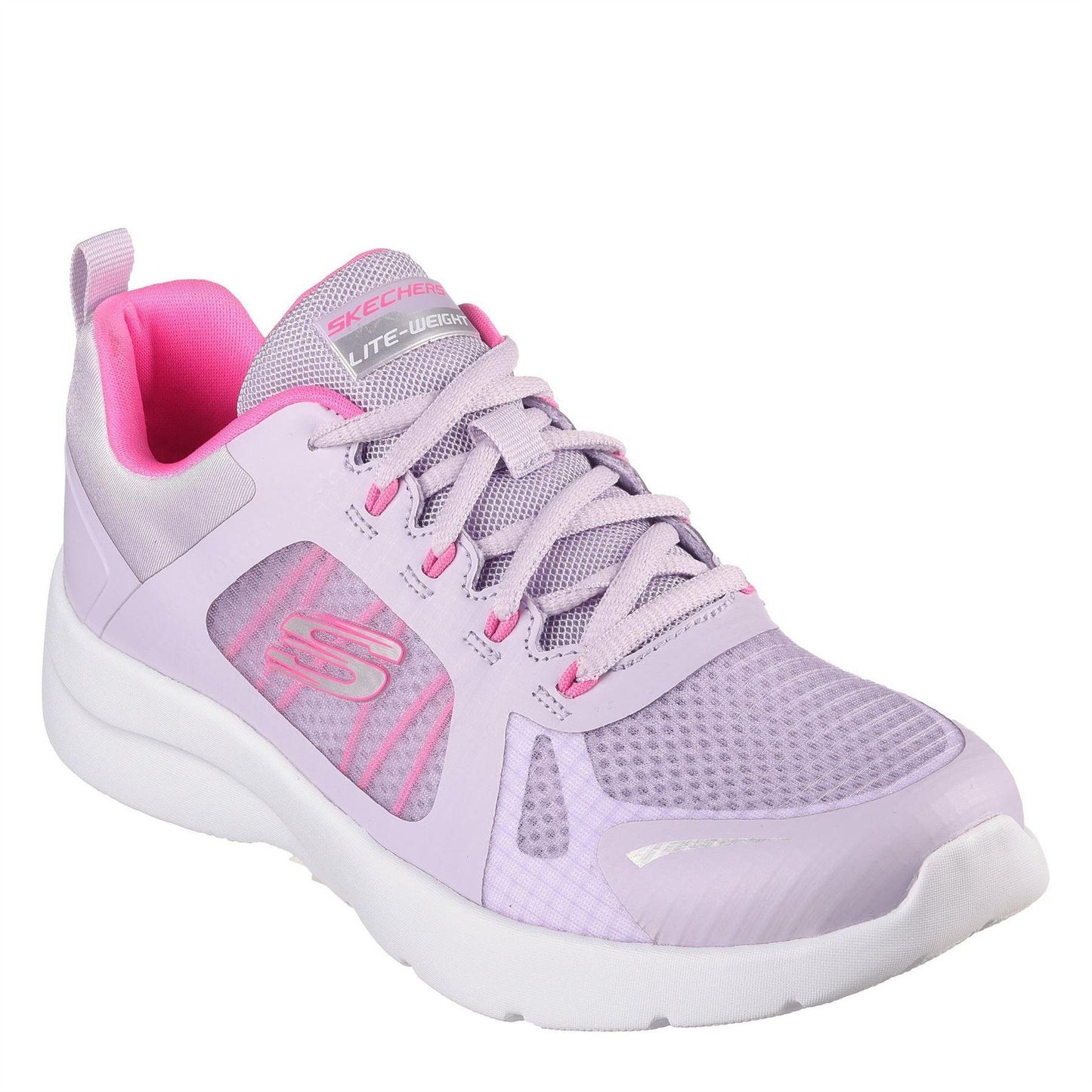 Lavender-Pink - Lifestyle - Skechers Womens-Ladies Dynamight 2.0 Trainers