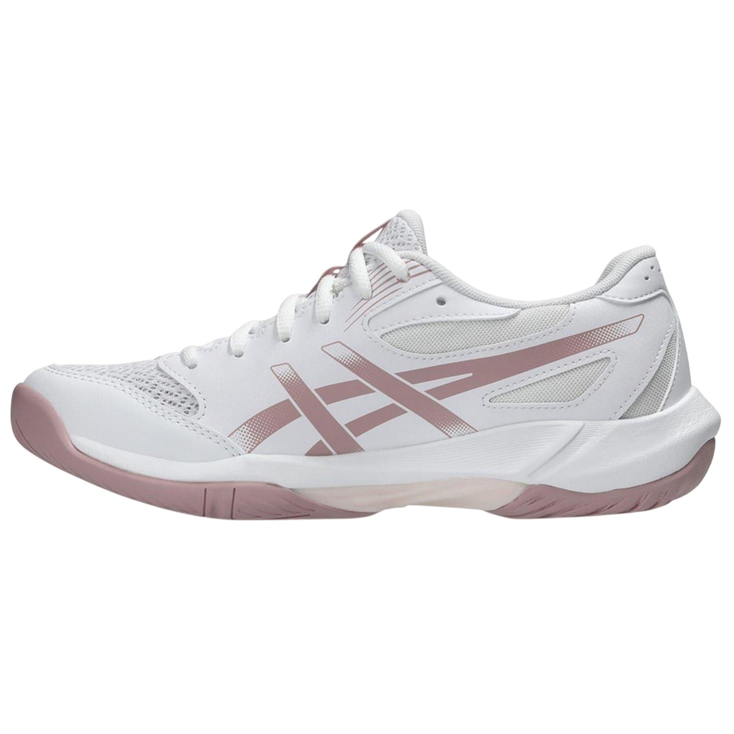 White-Pink - Back - Asics Womens-Ladies Rocket 12 Netball
