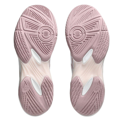 White-Pink - Lifestyle - Asics Womens-Ladies Rocket 12 Netball