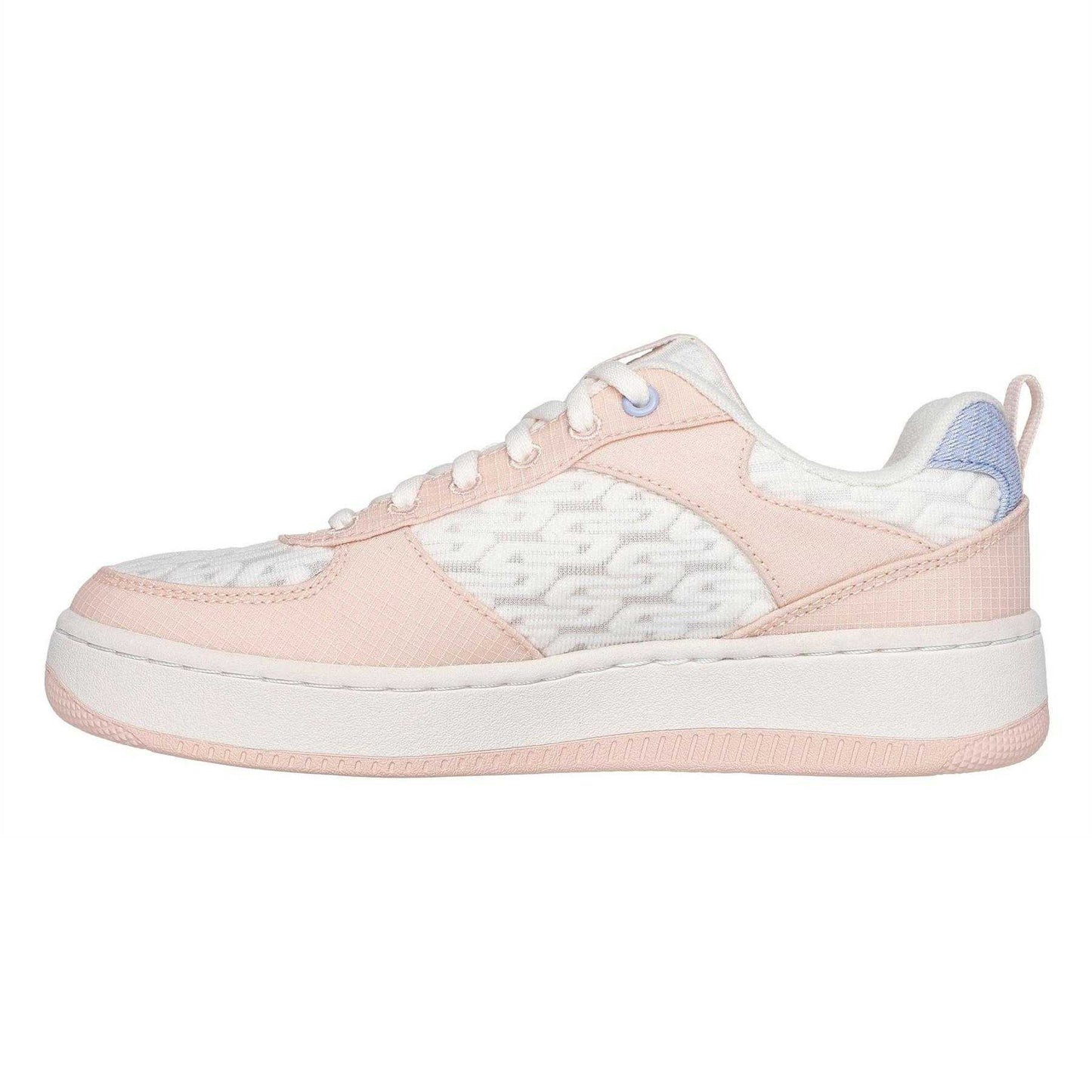 Off White-Pink - Back - Skechers Womens-Ladies Sport Court 92 Trainers