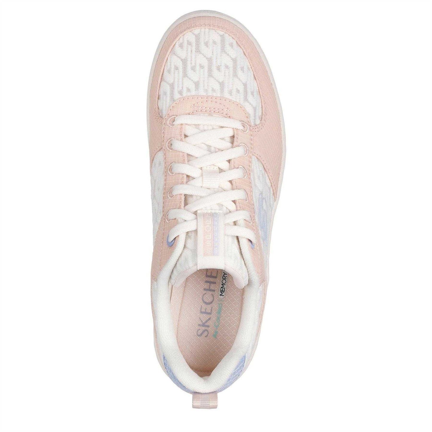Off White-Pink - Lifestyle - Skechers Womens-Ladies Sport Court 92 Trainers