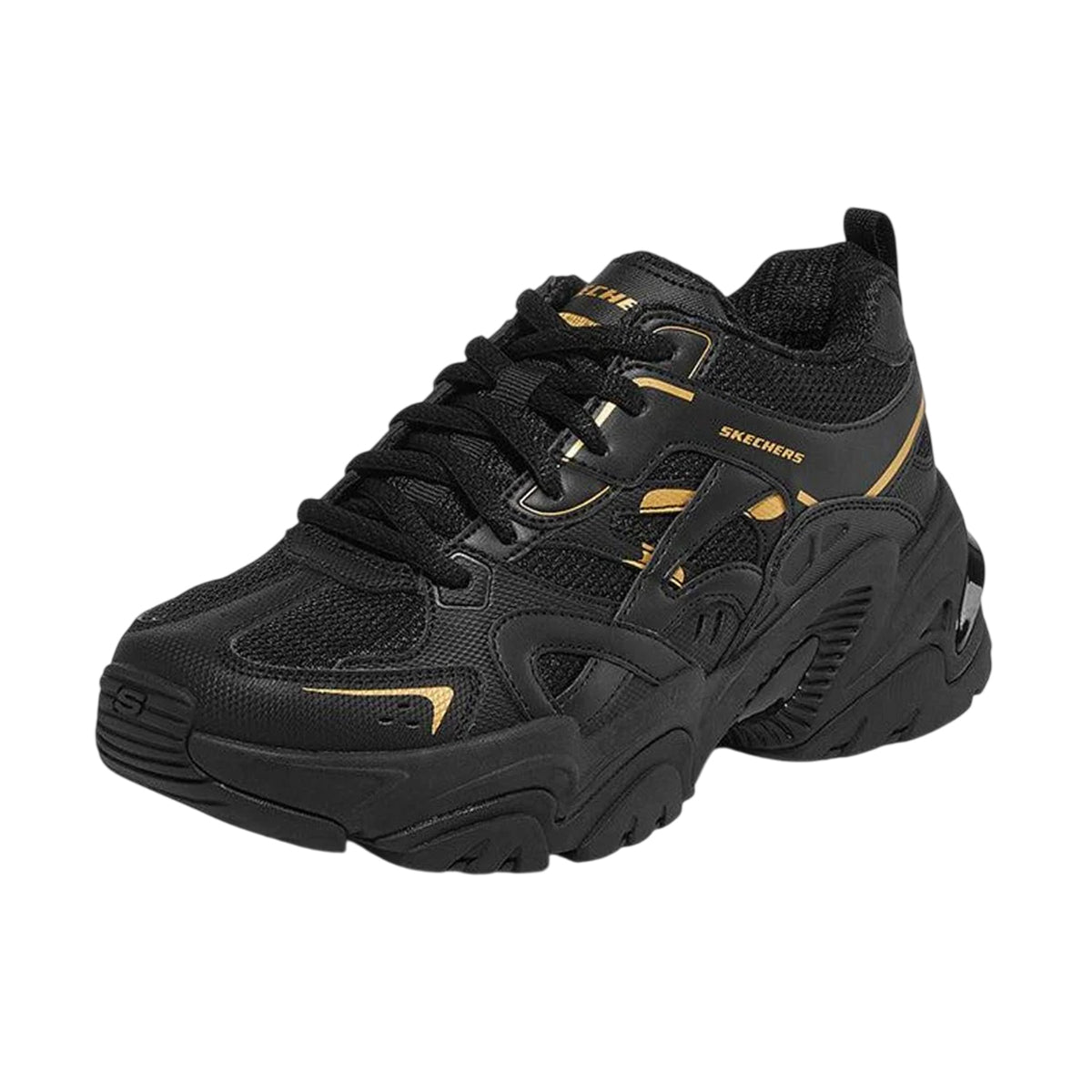 Black - Pack Shot - Skechers Womens-Ladies Staminav2 Trainers