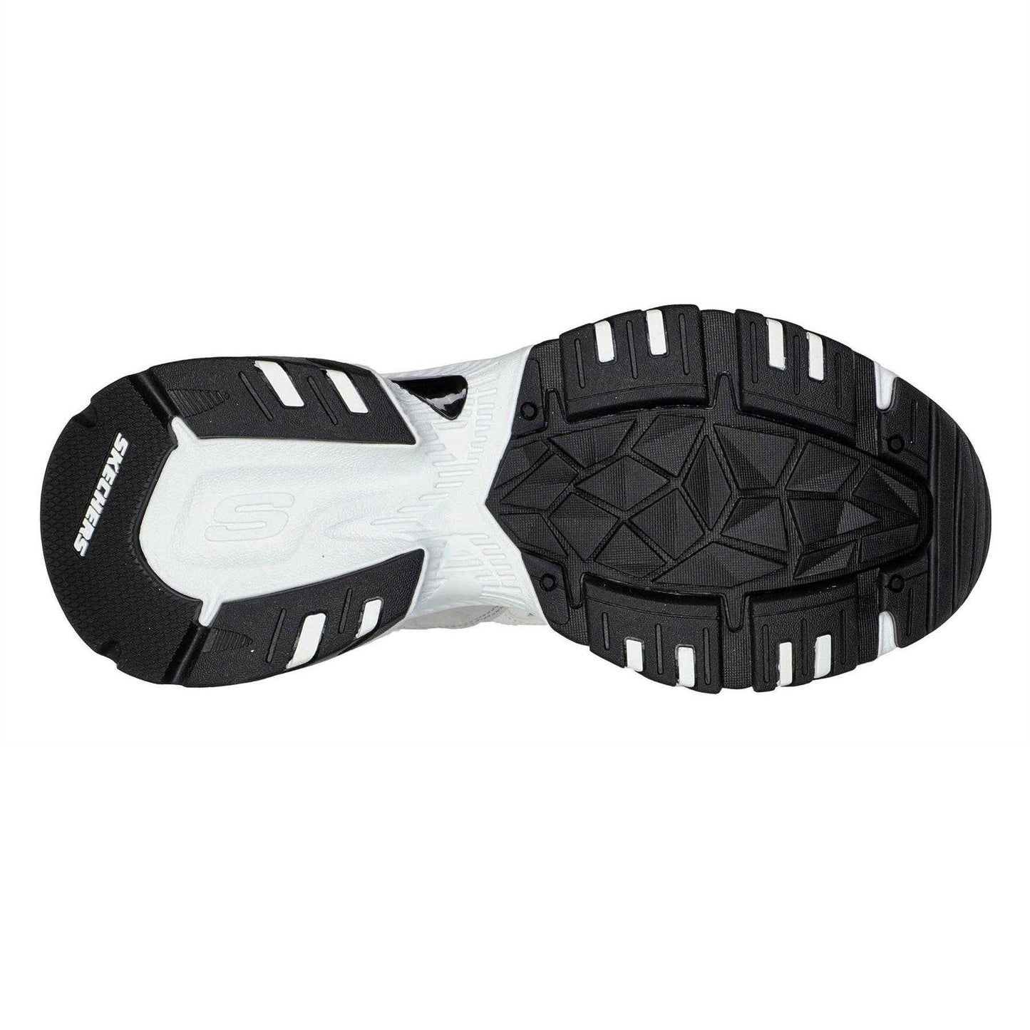 White-Black - Back - Skechers Womens-Ladies Staminav2 Trainers