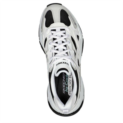 White-Black - Lifestyle - Skechers Womens-Ladies Staminav2 Trainers
