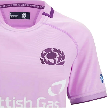 Pink - Side - Scotland RU Womens-Ladies 2025-2026 Tonal Away Shirt