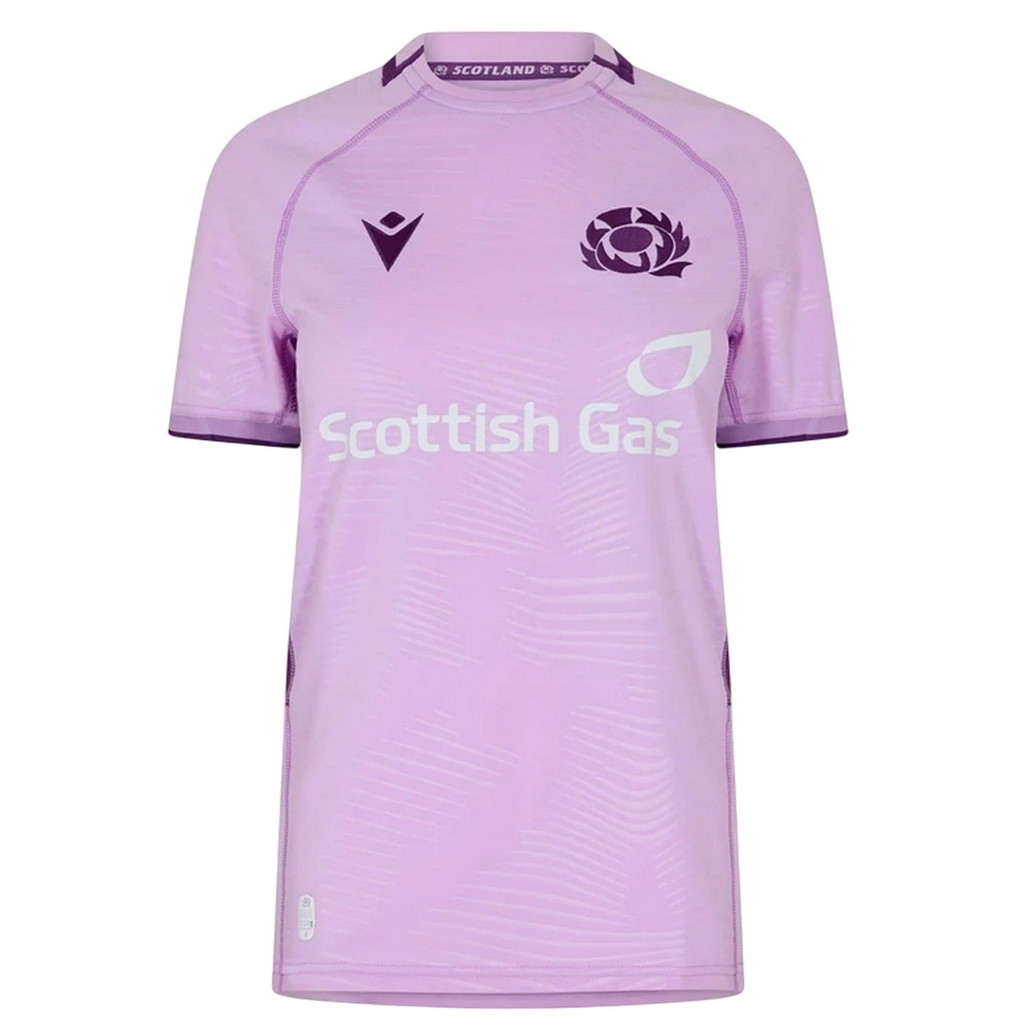 Pink - Front - Scotland RU Womens-Ladies 2025-2026 Tonal Away Shirt
