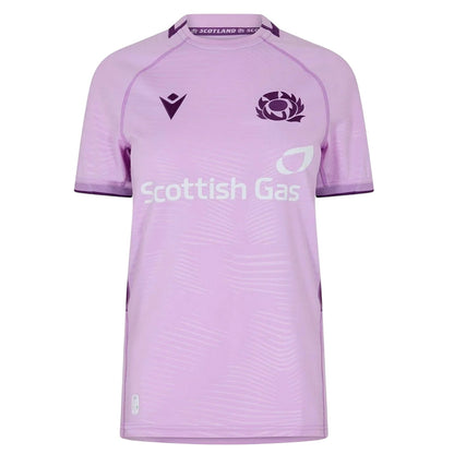 Pink - Front - Scotland RU Womens-Ladies 2025-2026 Tonal Away Shirt