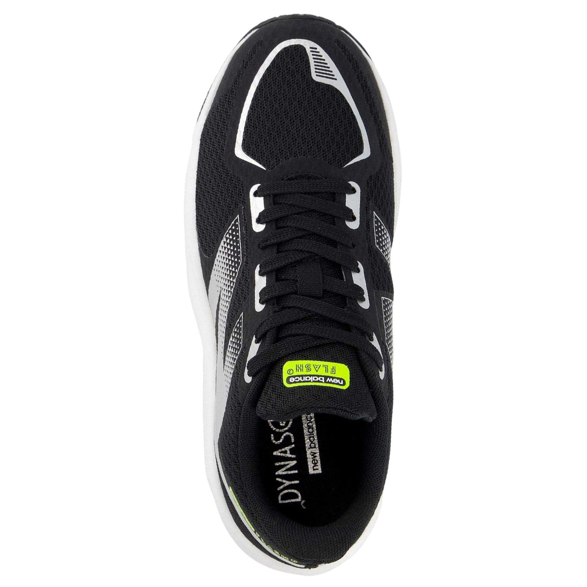 Black - Side - New Balance Childrens-Kids Flash V7 Trainers