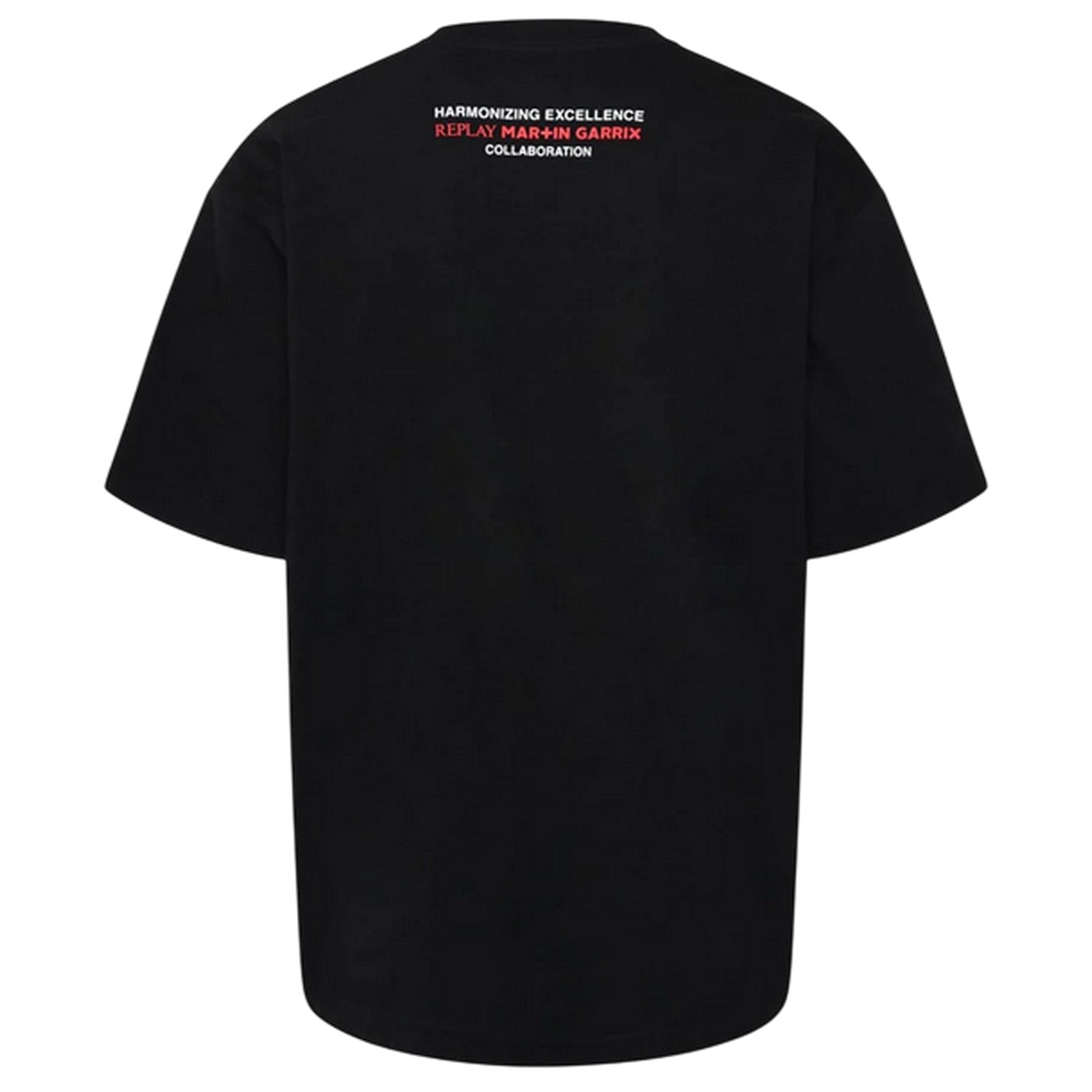 Black - Back - Replay Mens Martin Garrix Graphic Print Oversized T-Shirt