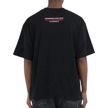 Black - Lifestyle - Replay Mens Martin Garrix Graphic Print Oversized T-Shirt