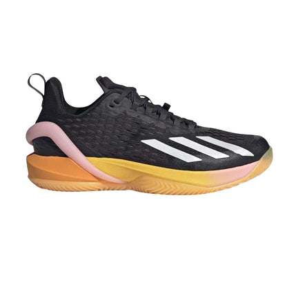 Black-Metallic - Front - Adidas Womens-Ladies Adizero Cybersonic Clay Tennis Shoes