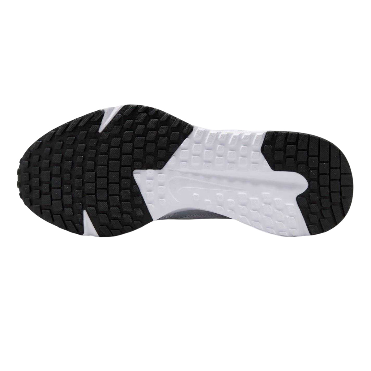 White-Platinum-Black - Side - Nike Womens-Ladies Run Graphic Print Trainers