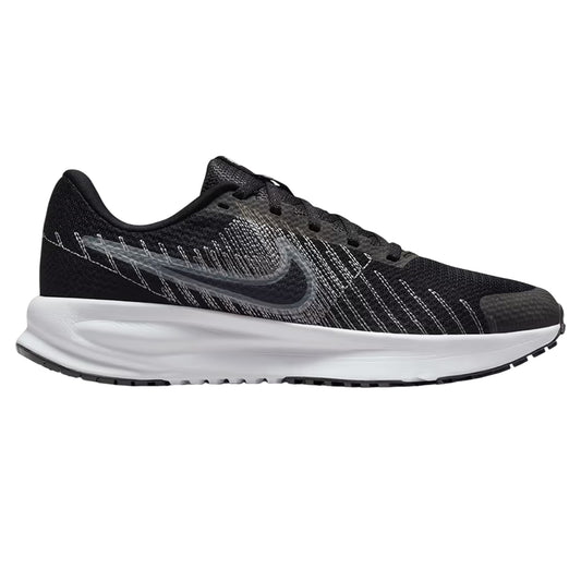 Black-White - Front - Nike Womens-Ladies Run Graphic Print Trainers