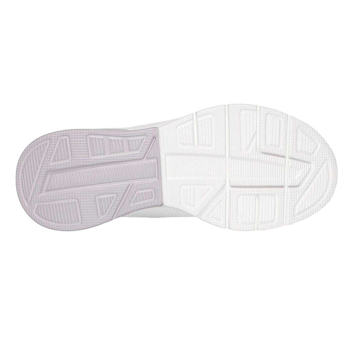 White - Back - Skechers Womens-Ladies Glide-Step Trainers
