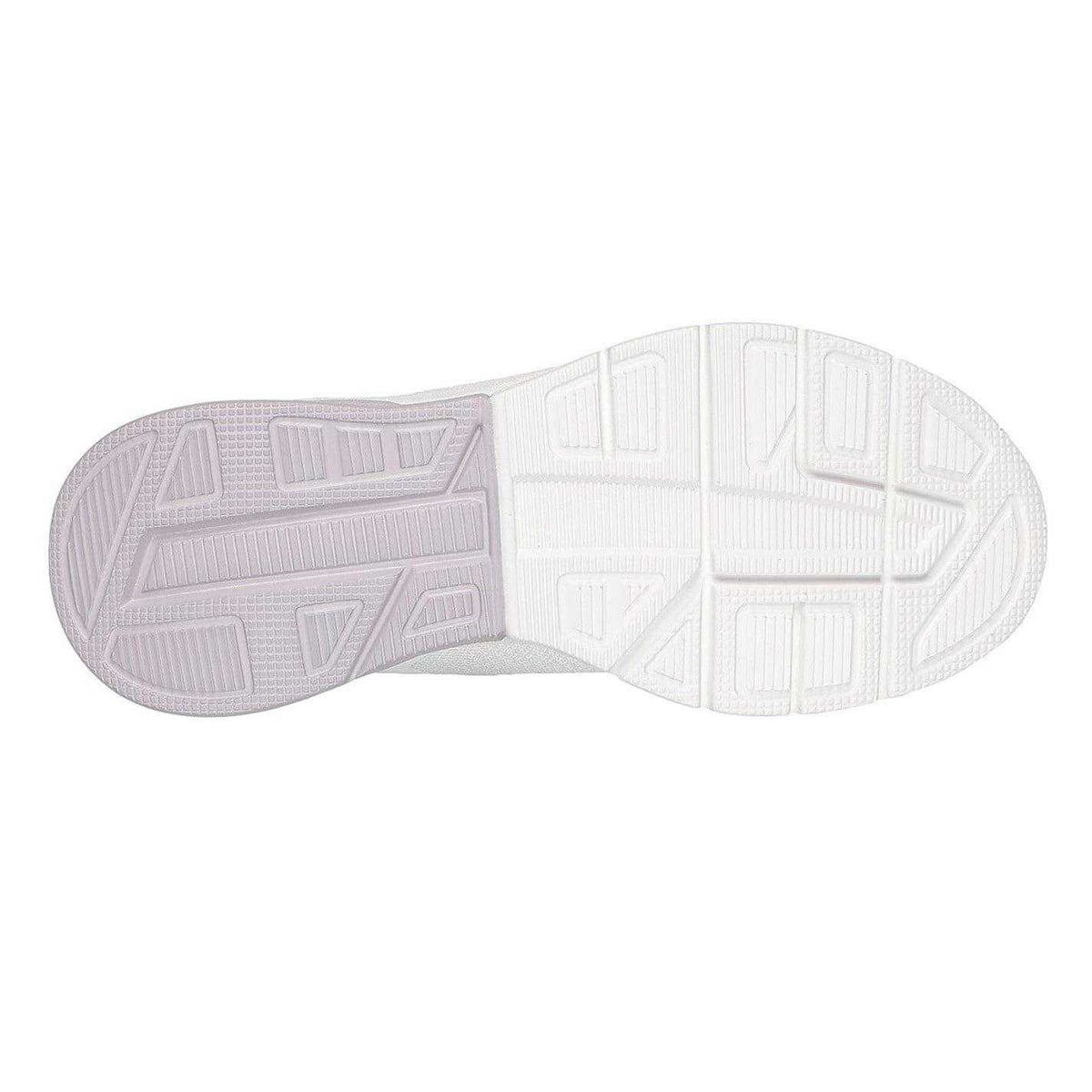 White - Back - Skechers Womens-Ladies Glide-Step Trainers