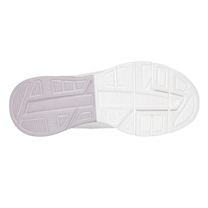 White - Back - Skechers Womens-Ladies Glide-Step Trainers