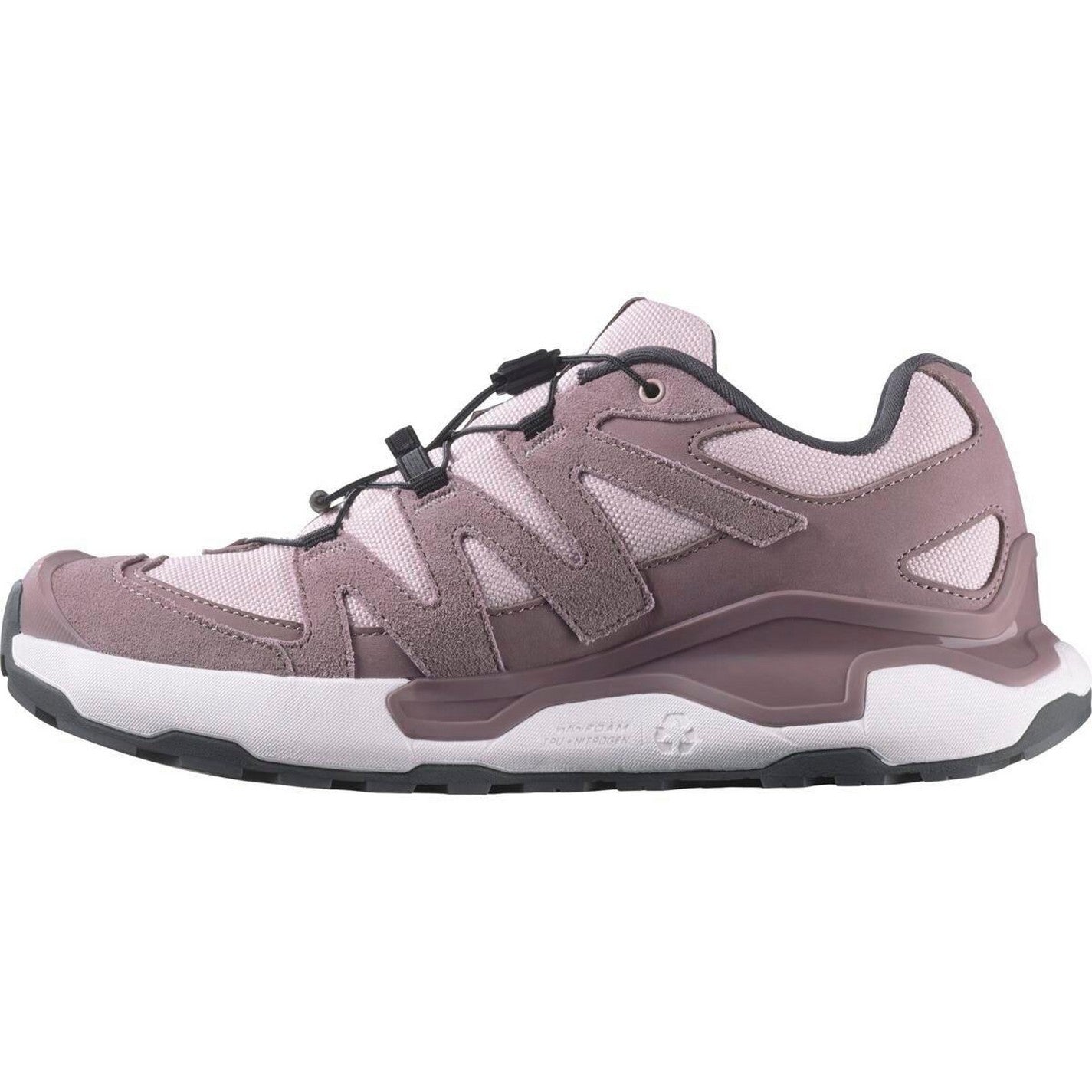 Violet-White - Lifestyle - Salomon Womens-Ladies XC Roam Leather Running Trainers
