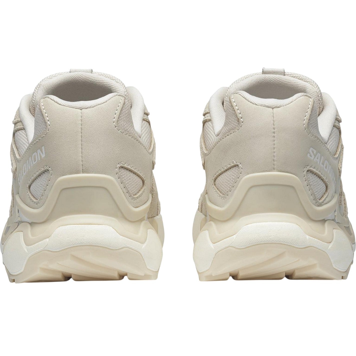Almond Milk - Back - Salomon Womens-Ladies XC Roam Leather Running Trainers