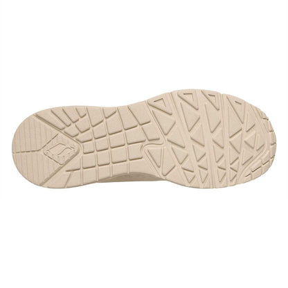 Off White - Back - Skechers Womens-Ladies Uno Wedge Trainers