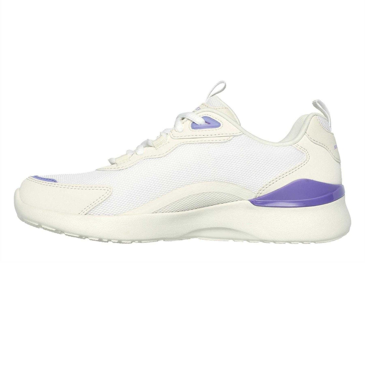 Natural-Purple - Side - Skechers Womens-Ladies Skech-Air Dynamight Trainers