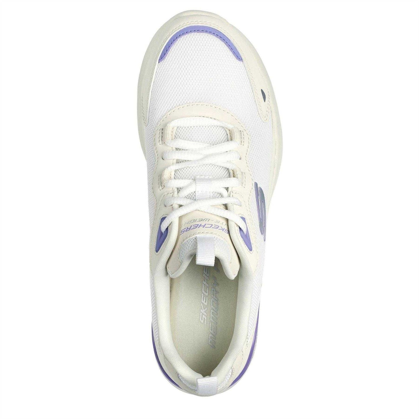 Natural-Purple - Lifestyle - Skechers Womens-Ladies Skech-Air Dynamight Trainers