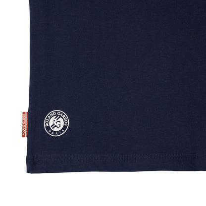 Blue - Lifestyle - Lacoste Mens Roland Garros Edition Chest Logo T-Shirt