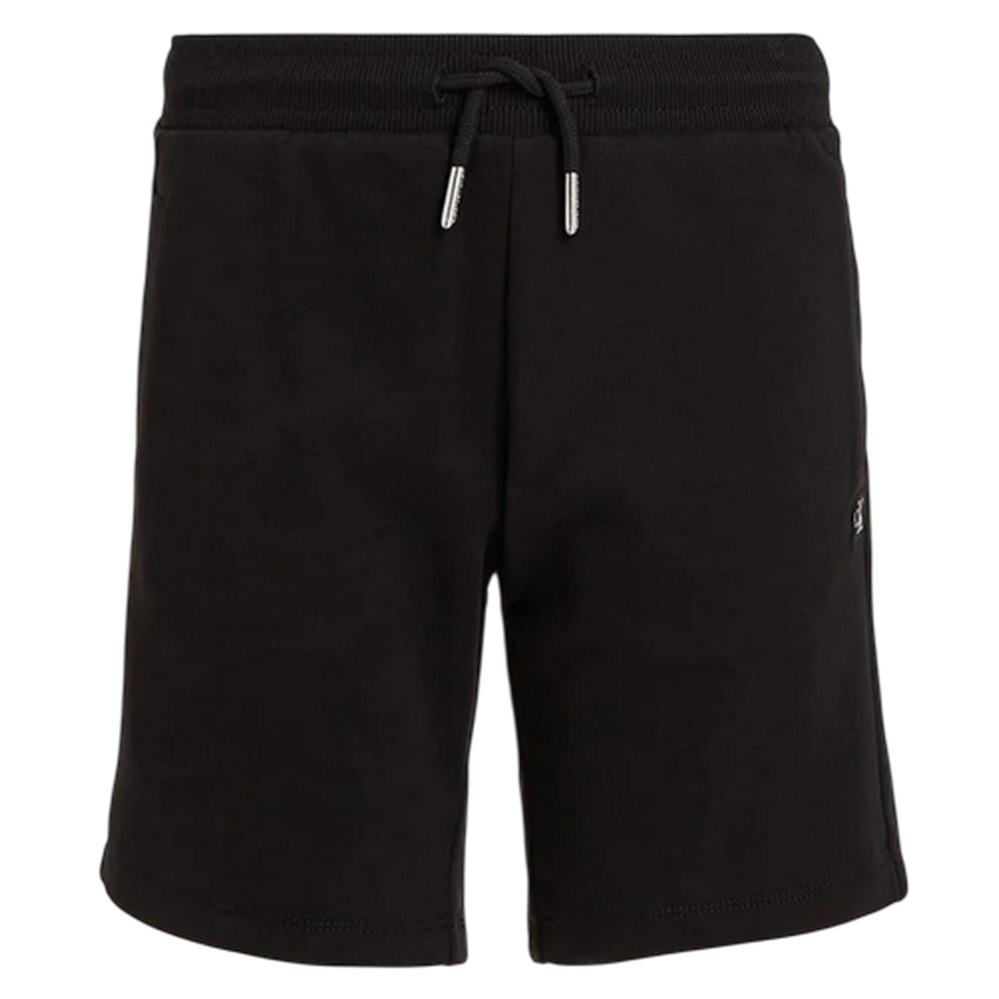 Black - Side - Calvin Klein Childrens-Kids Jeans Embroidered Logo T-Shirt & Shorts Set