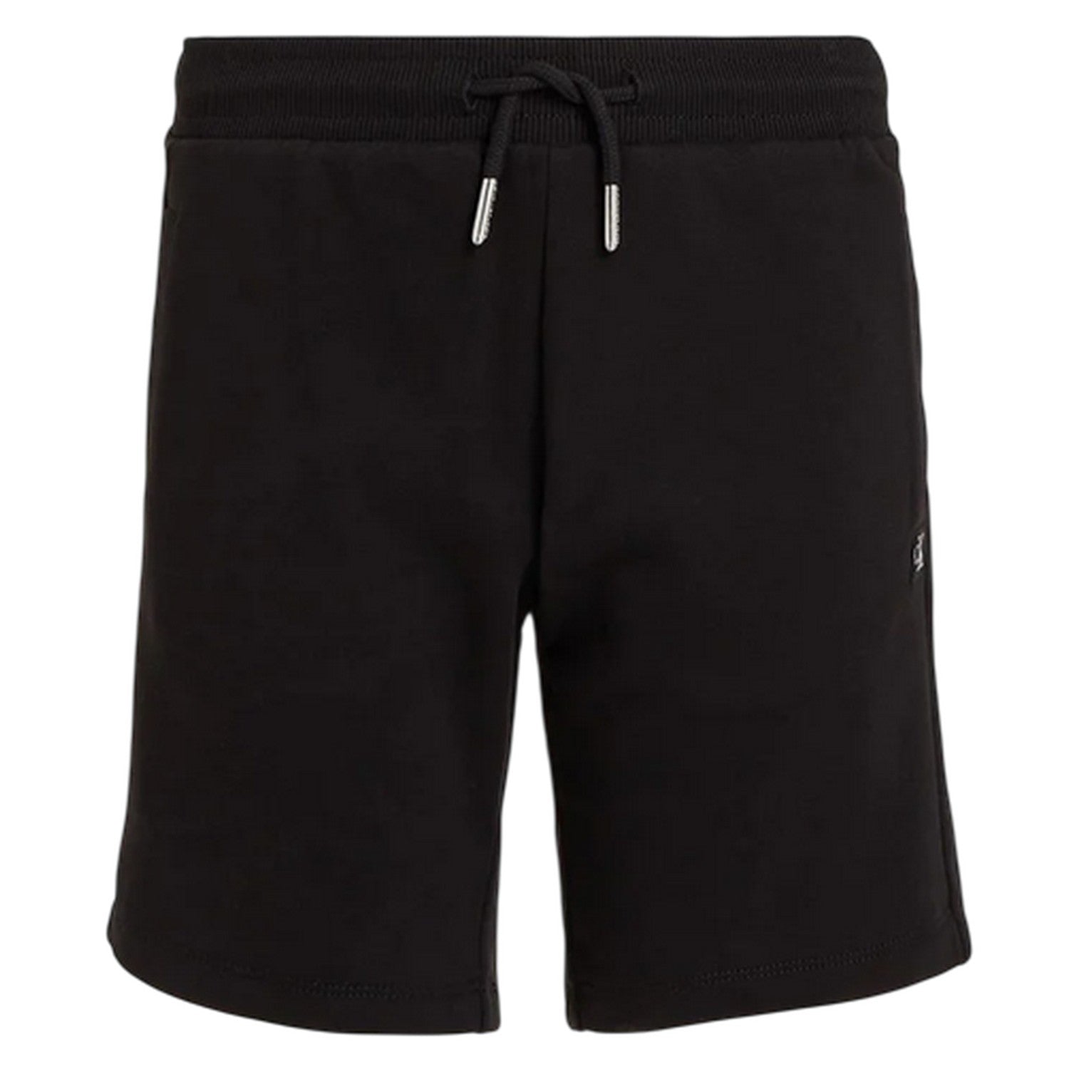 Black - Side - Calvin Klein Childrens-Kids Jeans Embroidered Logo T-Shirt & Shorts Set