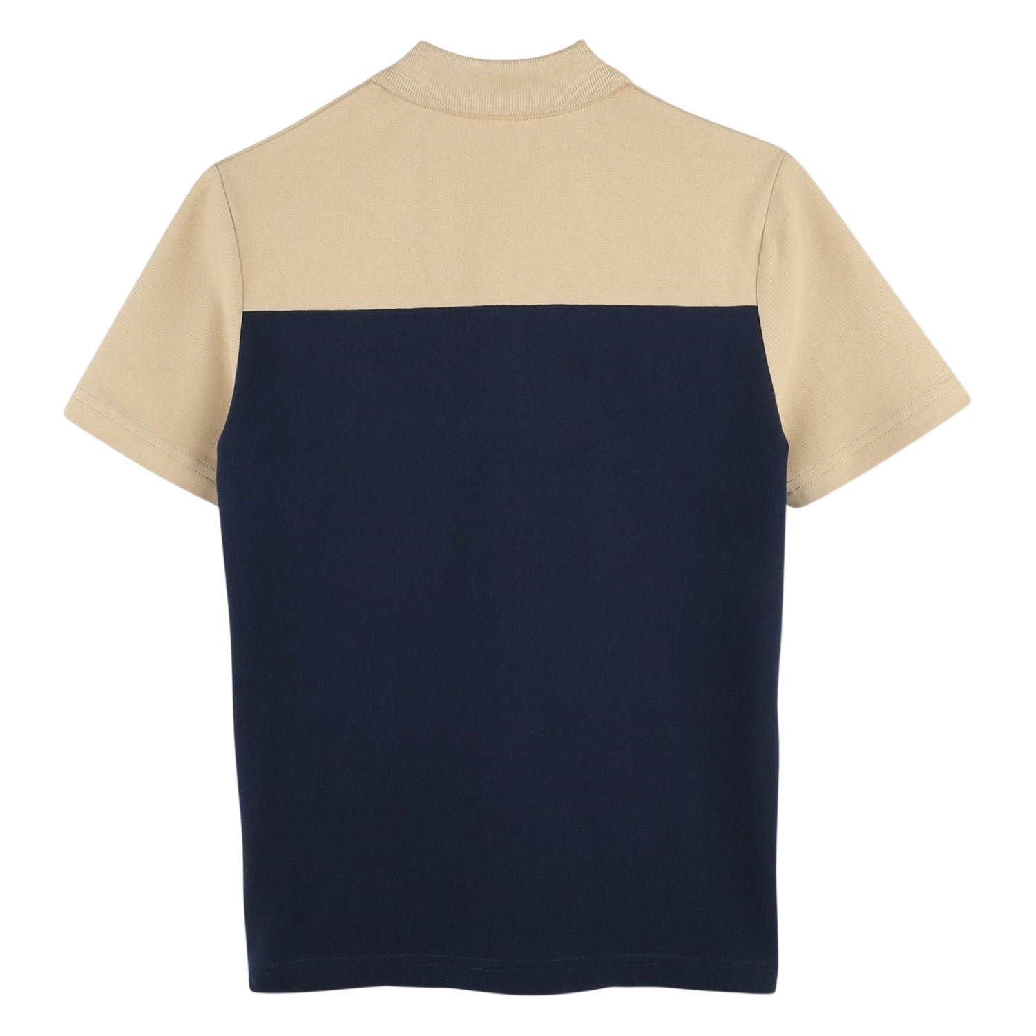 Navy - Back - Boss Childrens-Kids Colour Block Polo Shirt