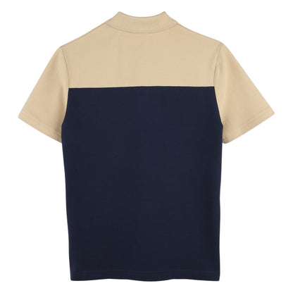 Navy - Back - Boss Childrens-Kids Colour Block Polo Shirt