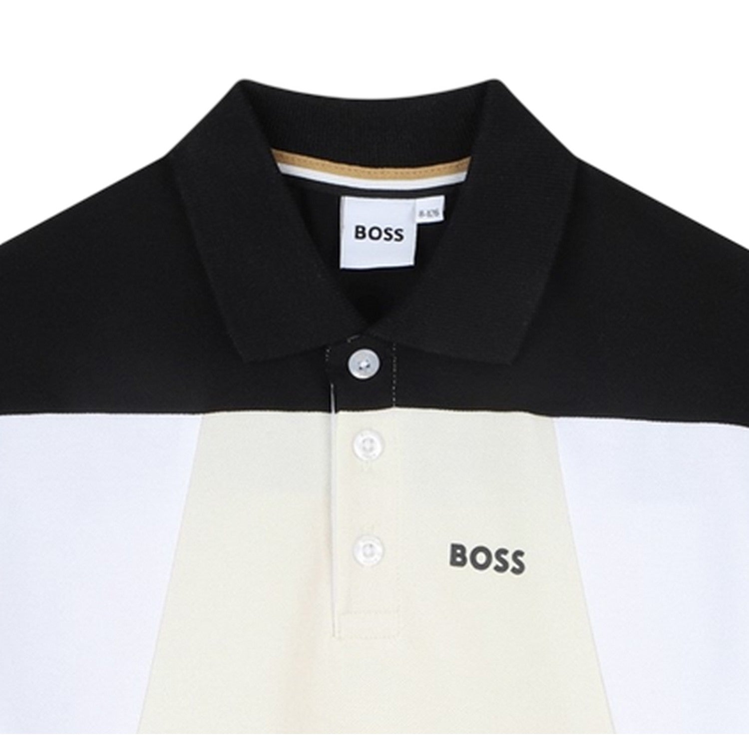 Vanilla - Side - Boss Childrens-Kids Colour Block Polo Shirt