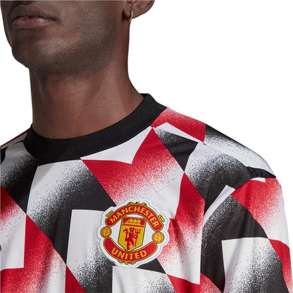 White - Side - Manchester United FC Mens 22-23 Adidas Sweatshirt