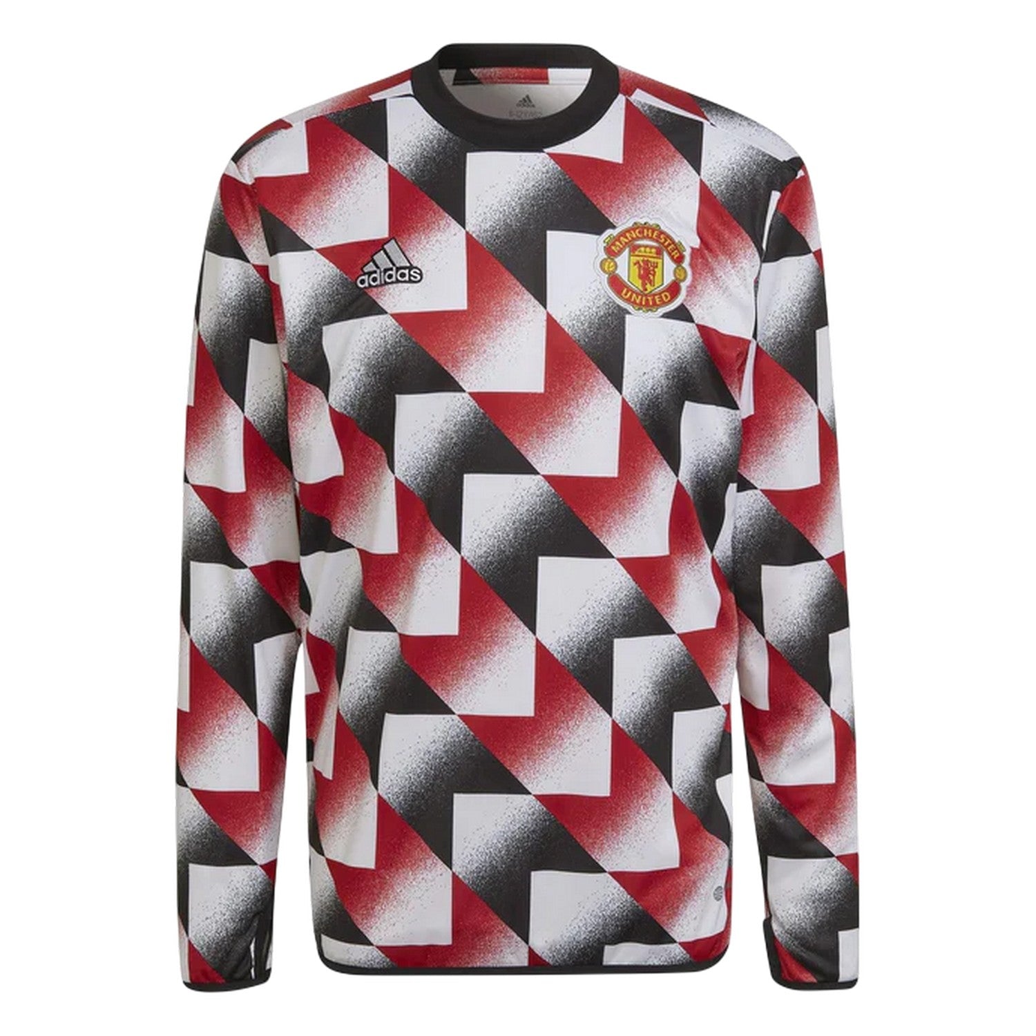 White - Front - Manchester United FC Mens 22-23 Adidas Sweatshirt