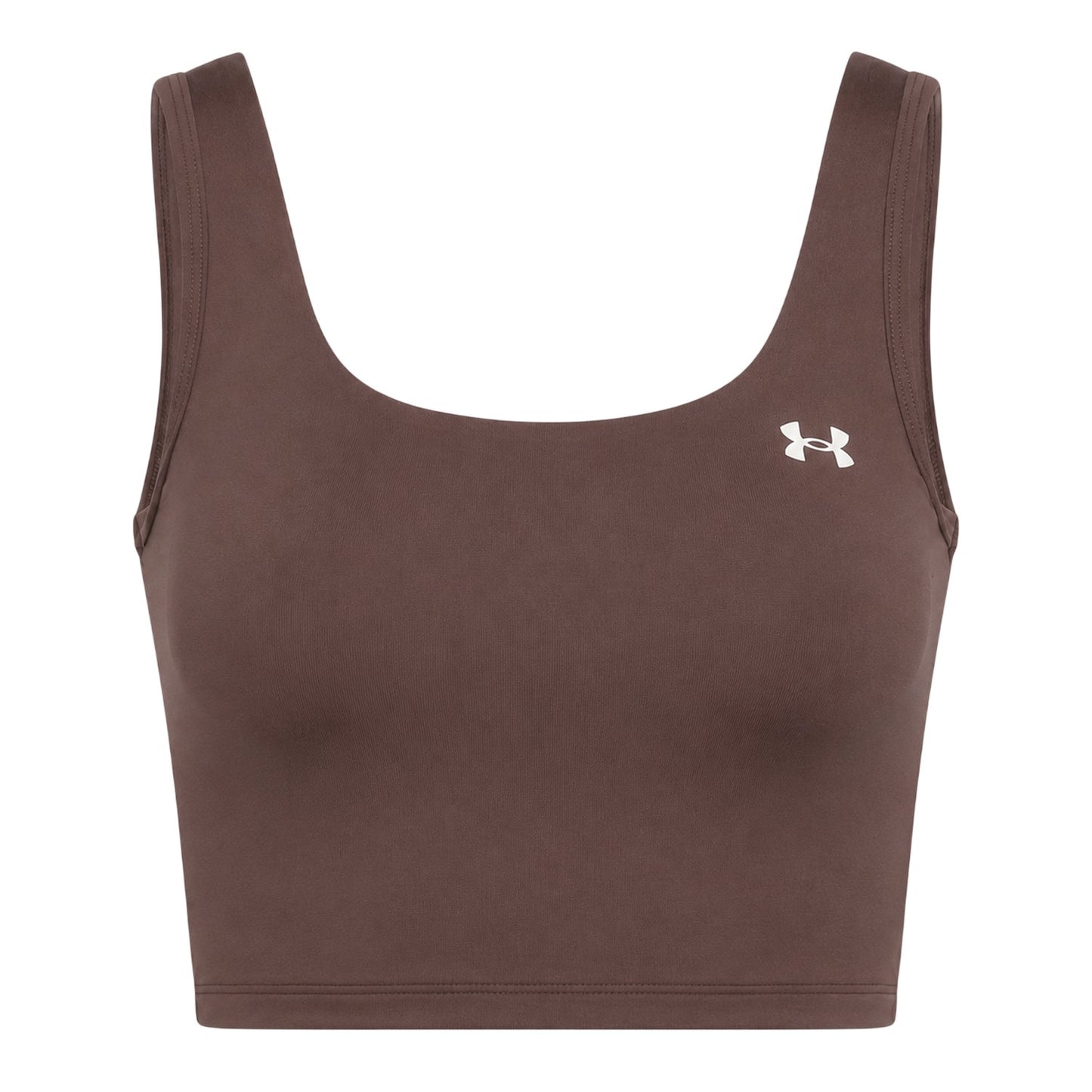 Taupe - Front - Under Armour Womens-Ladies Motion Logo Tank Top
