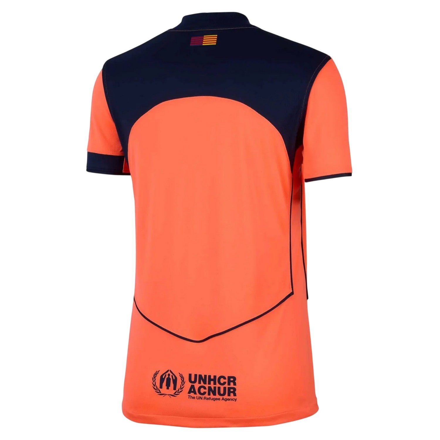 Orange-Blue - Back - Nike Womens-Ladies 2025-2026 FC Barcelona Football Shirt