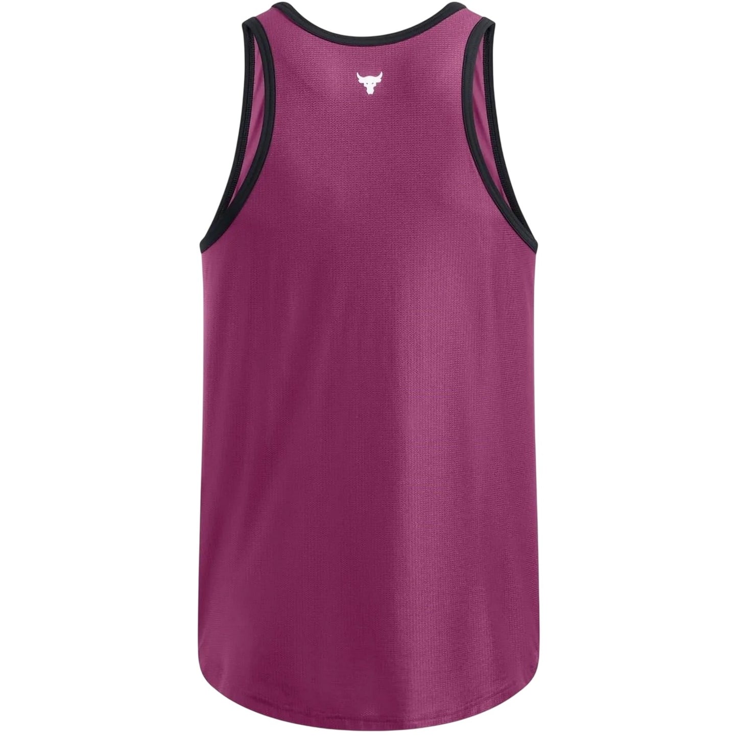 Purple - Back - Under Armour Mens Project Rock Scoop Neck Tank Top