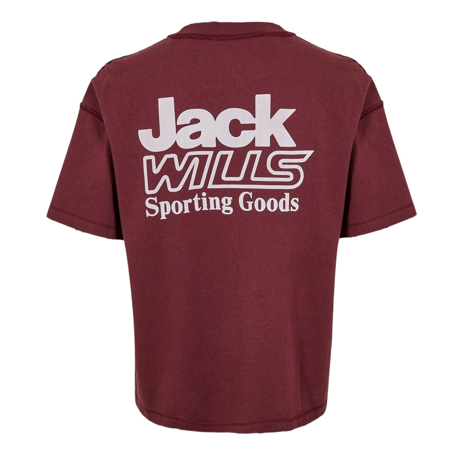 Chocolate - Back - Jack Wills Mens Bold Logo Short-Sleeved T-Shirt