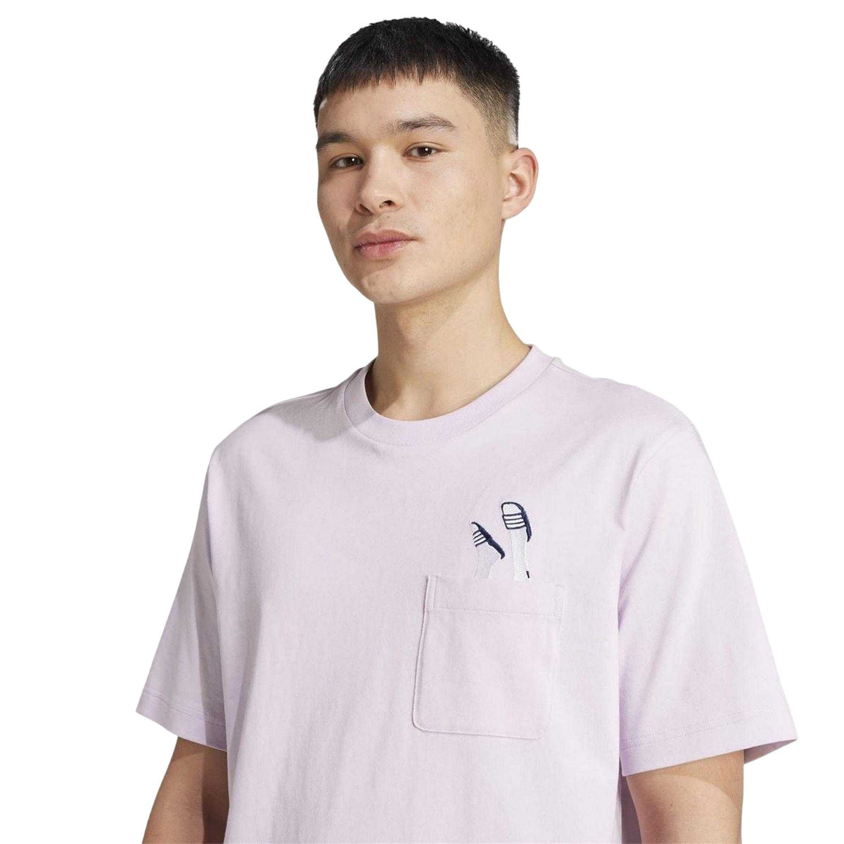 Lavender-Ice Blue - Lifestyle - Adidas Mens T-Shirt