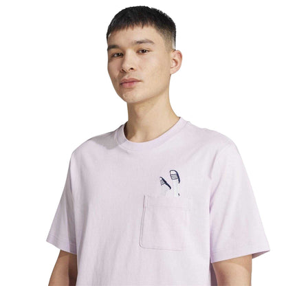 Lavender-Ice Blue - Lifestyle - Adidas Mens T-Shirt