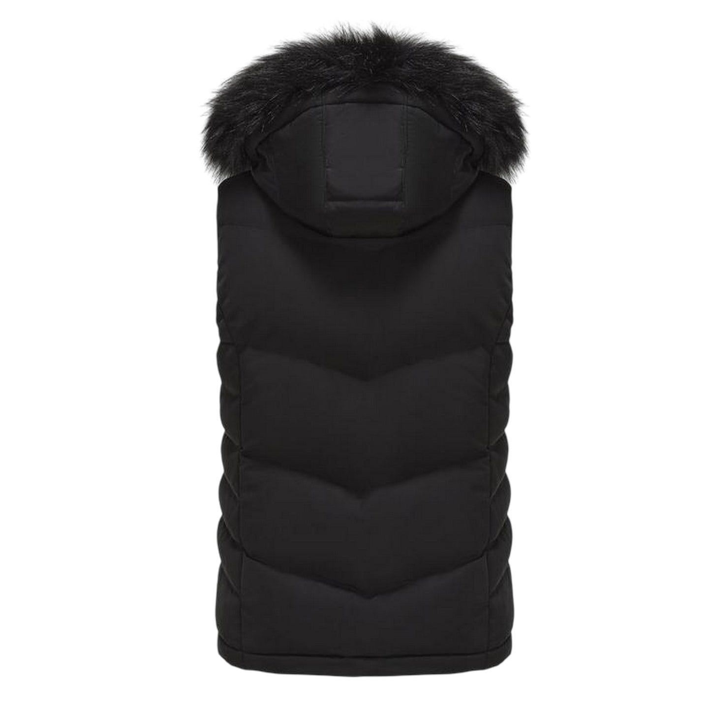 Black - Back - SoulCal Womens-Ladies Zip Pocket Gilet
