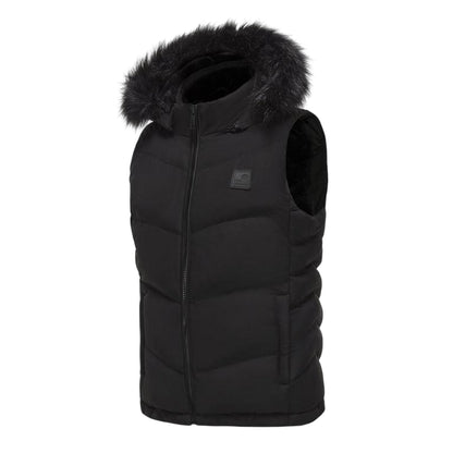 Black - Side - SoulCal Womens-Ladies Zip Pocket Gilet