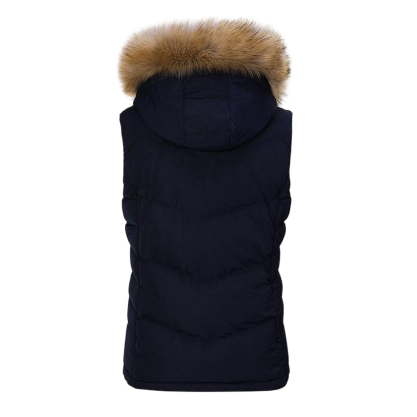 Dark Navy - Back - SoulCal Womens-Ladies Zip Pocket Gilet