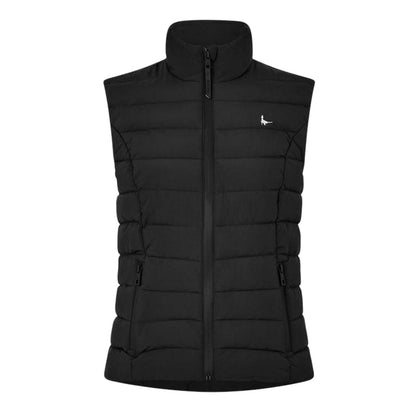 Black - Front - Jack Wills Womens-Ladies Polyester Lightweight Gilet
