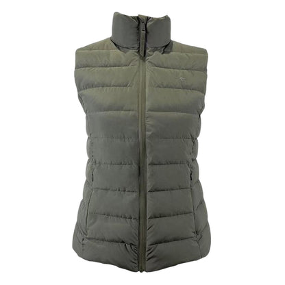 Khaki Green - Front - Jack Wills Womens-Ladies Polyester Lightweight Gilet
